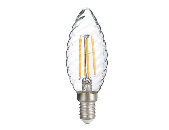 Bec LED E14 4W Filament Twist C35 E14-4WCT